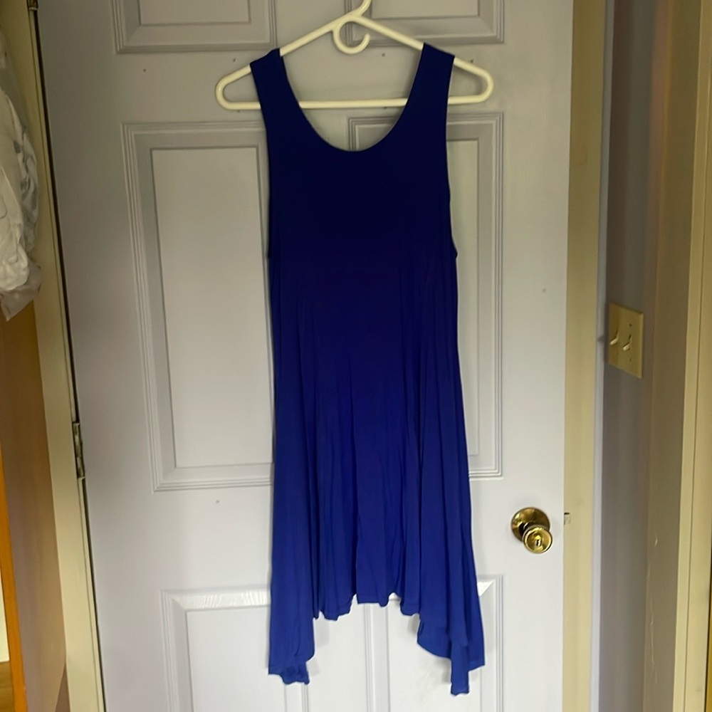 Worn once, blue comfy jersey dress from Mexicali Blues
